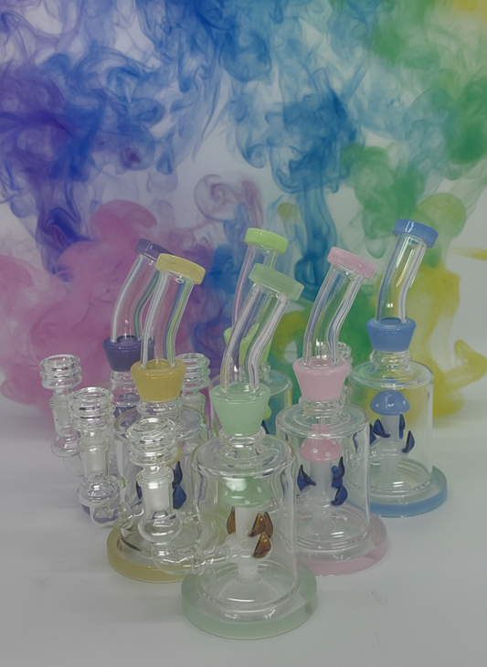 8” Bent Dab Rig Wholesale - RK Quality Glass