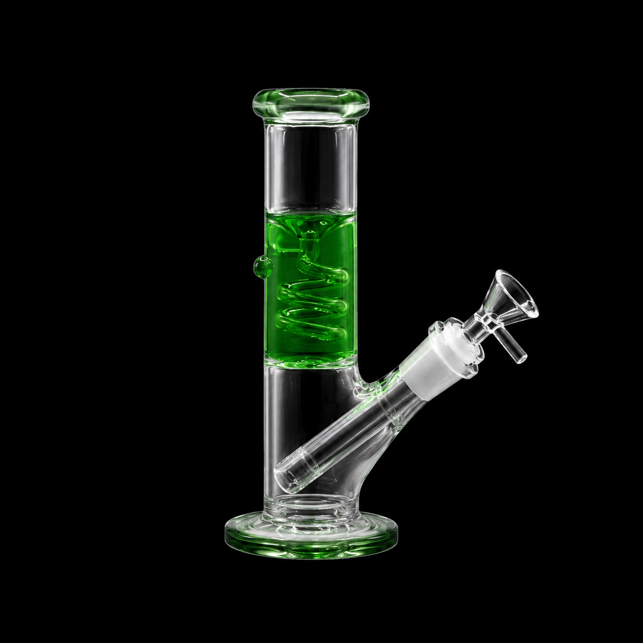 6 Inch Glycerin straight tube bong