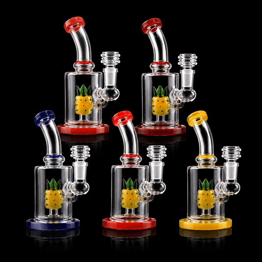 Pineapple Showerhead Glass Dab Rig