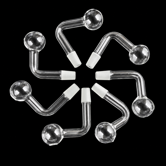 14MM 90 Degree Male Glass Oil Burner Attachment