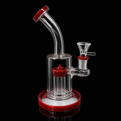 8 Inch Bent-Neck Tree Perc Glass Dab Rig