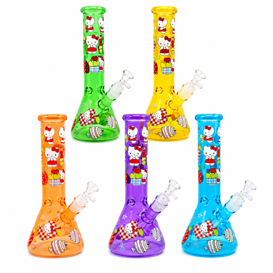 10 INCH HELLO KITTY BEAKER BONG