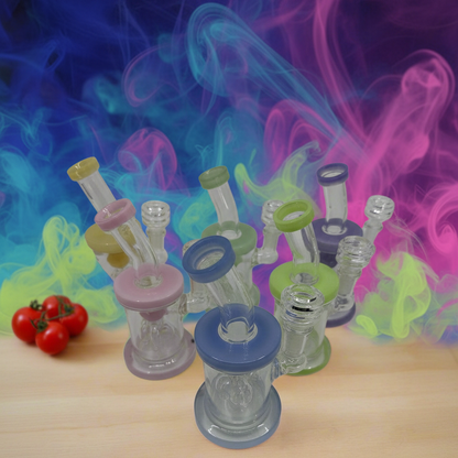 6" Tree Perc Slime Dab Rig Online - RK Quality Glass