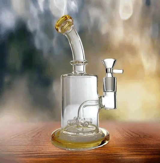 22 Inch Dual Shower Head Dab Rig Wholesale - RK Quality Glass