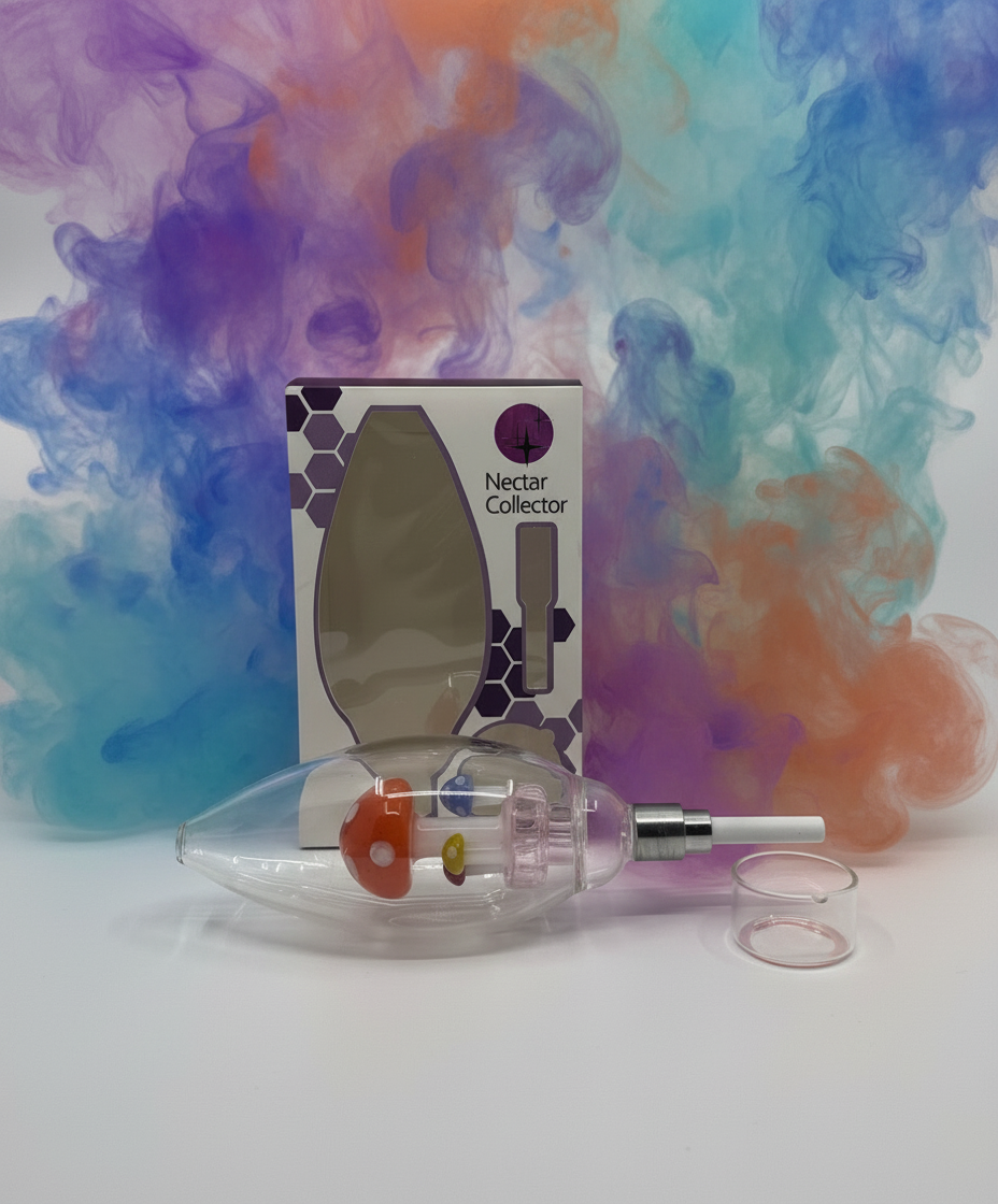 Mushroom inserts nectar collector