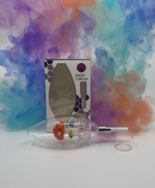 Mushroom inserts nectar collector