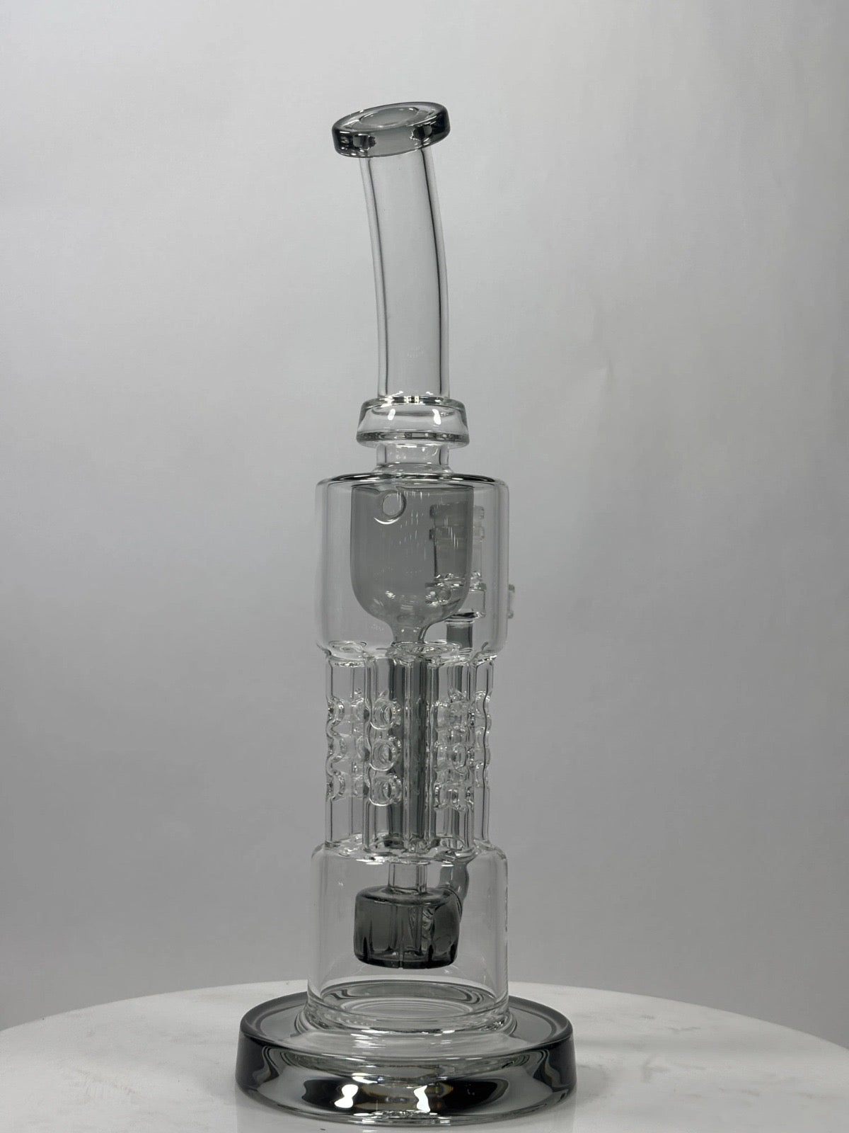 9 Inch Tree Perc Bent Neck Dab Rig - WP107