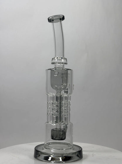 9 Inch Tree Perc Bent Neck Dab Rig - WP107