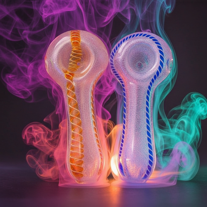 Dark Glass Hand Pipe 2.5 inch