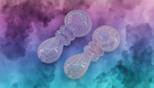 Double Rim color dot hand pipe