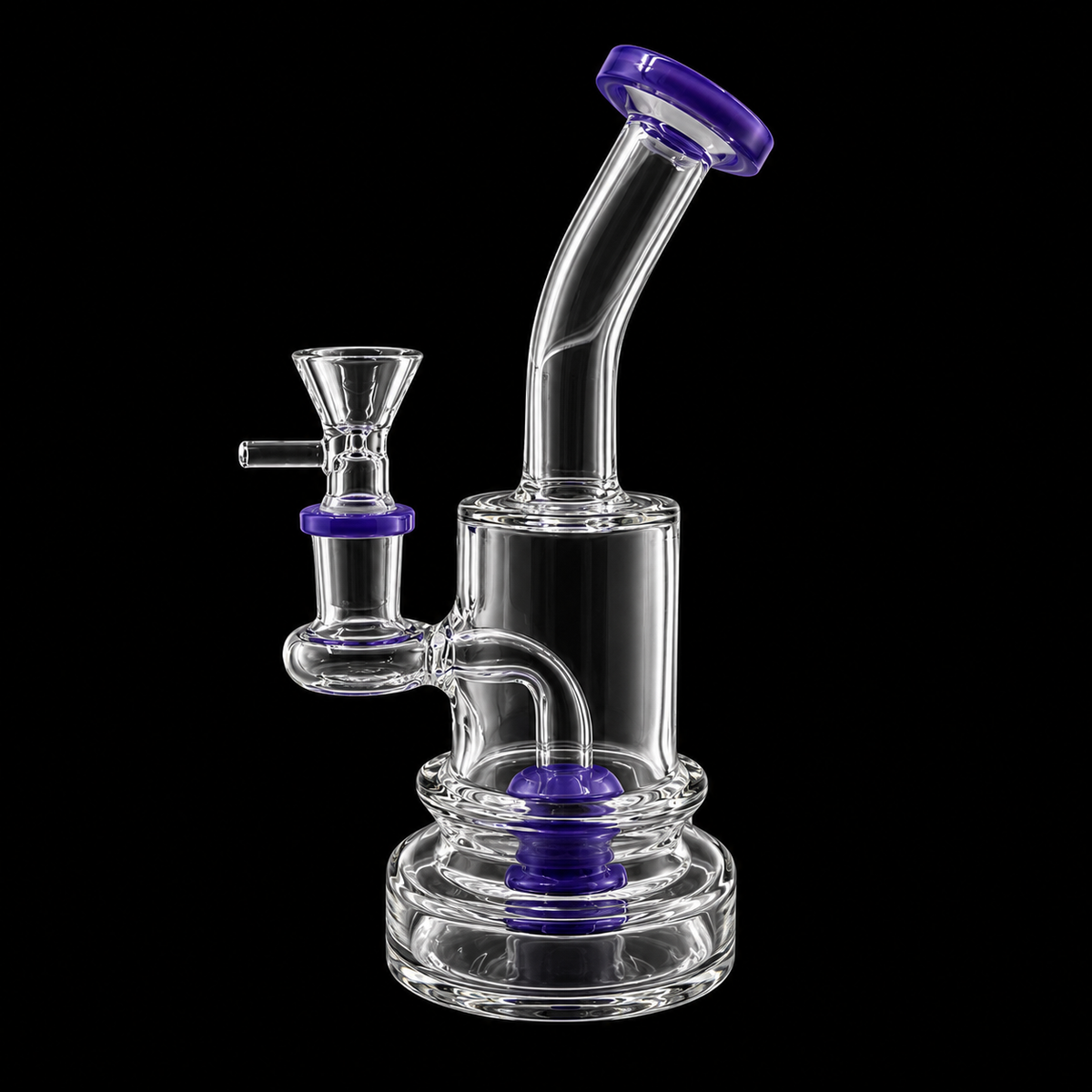 Bent Neck Barrel Glass Dab Rig Wholesale RK Quality Glass