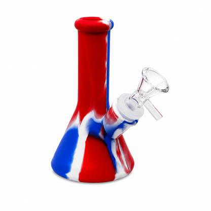 4.9" Silicone Beaker Bong