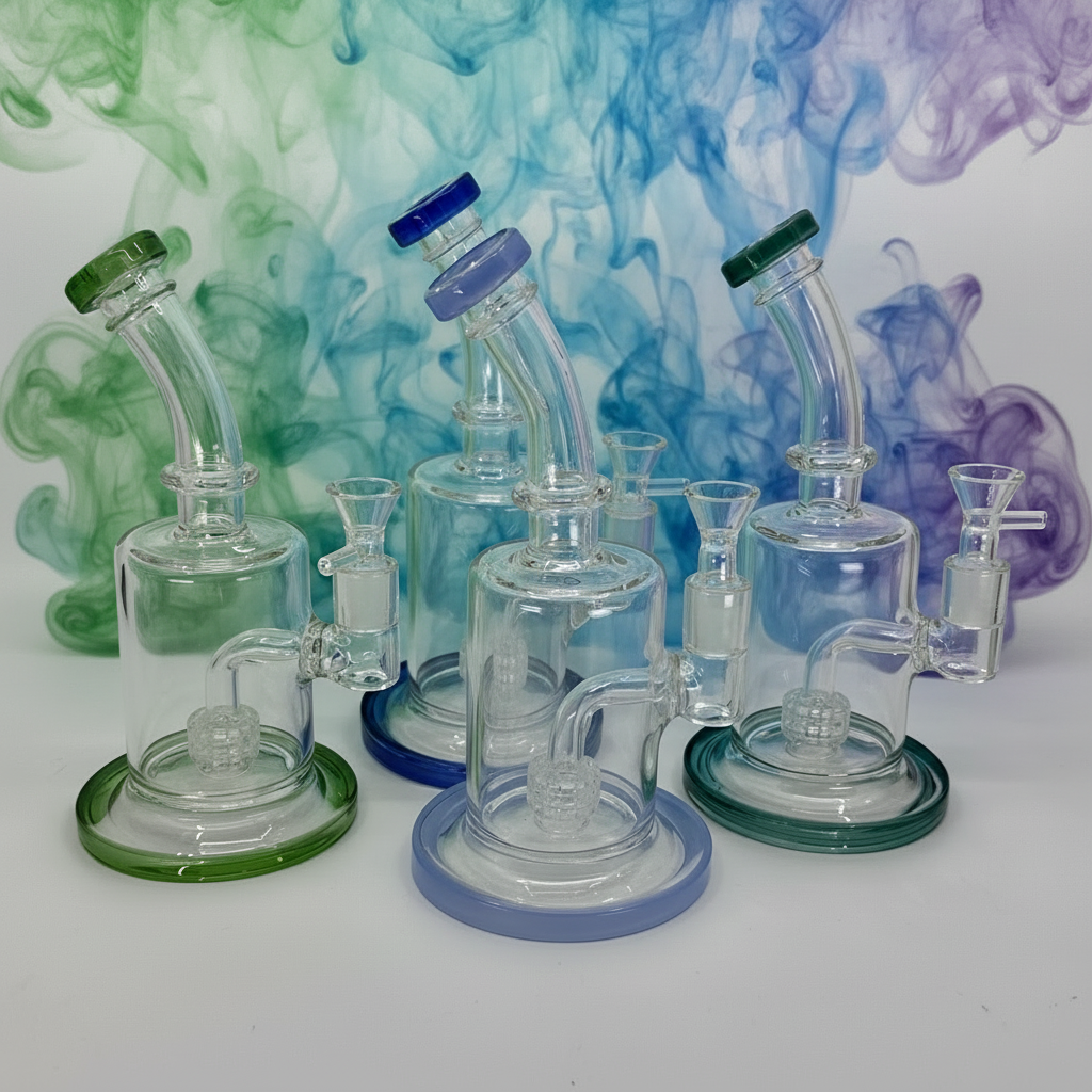 10" Shower Head Dab Rig For Sale - RK Quality Glass