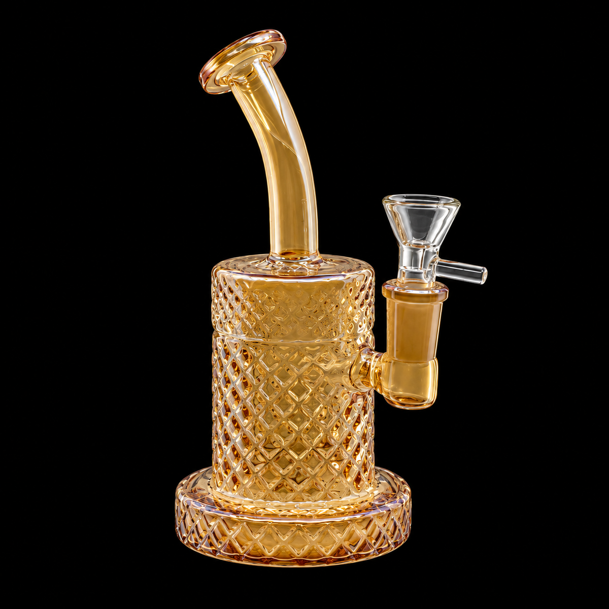 Iridescent Diamond Texture Glass Dab Rig Wholesale RK Quality Glass