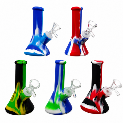 4.9" Silicone Beaker Bong