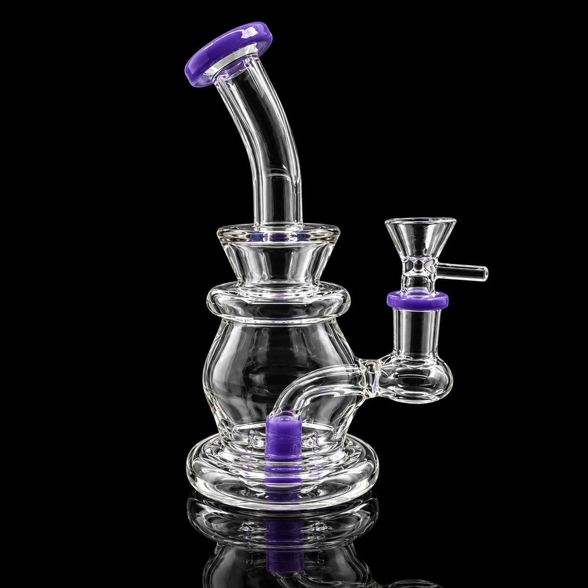 Bent Neck Lantern Glass Dab Rig Wholesale RK Quality Glass