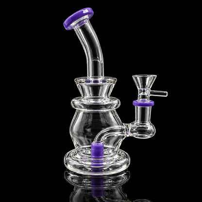 Bent Neck Lantern Glass Dab Rig Wholesale RK Quality Glass