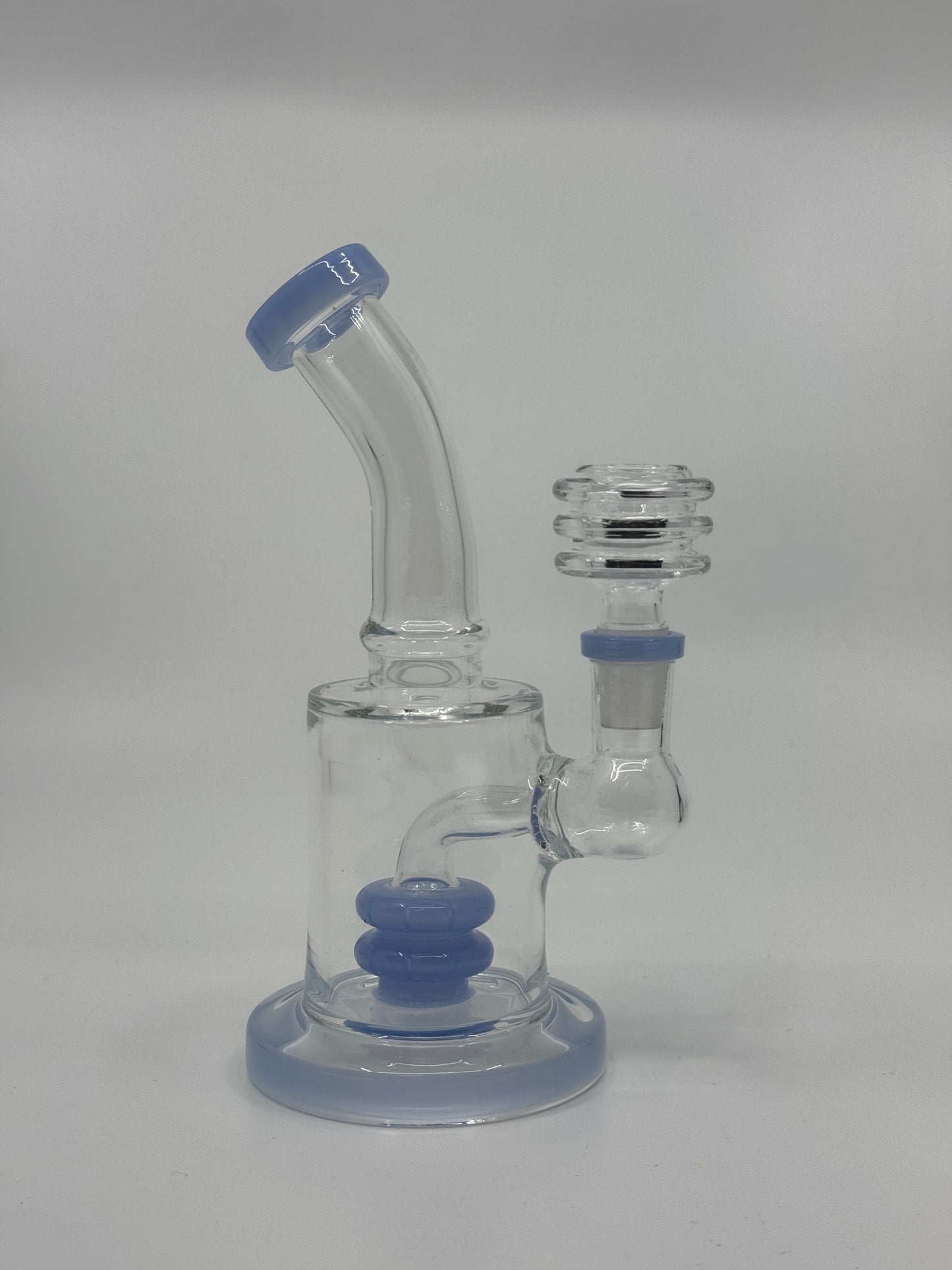 6" shower head slime bent dab rig