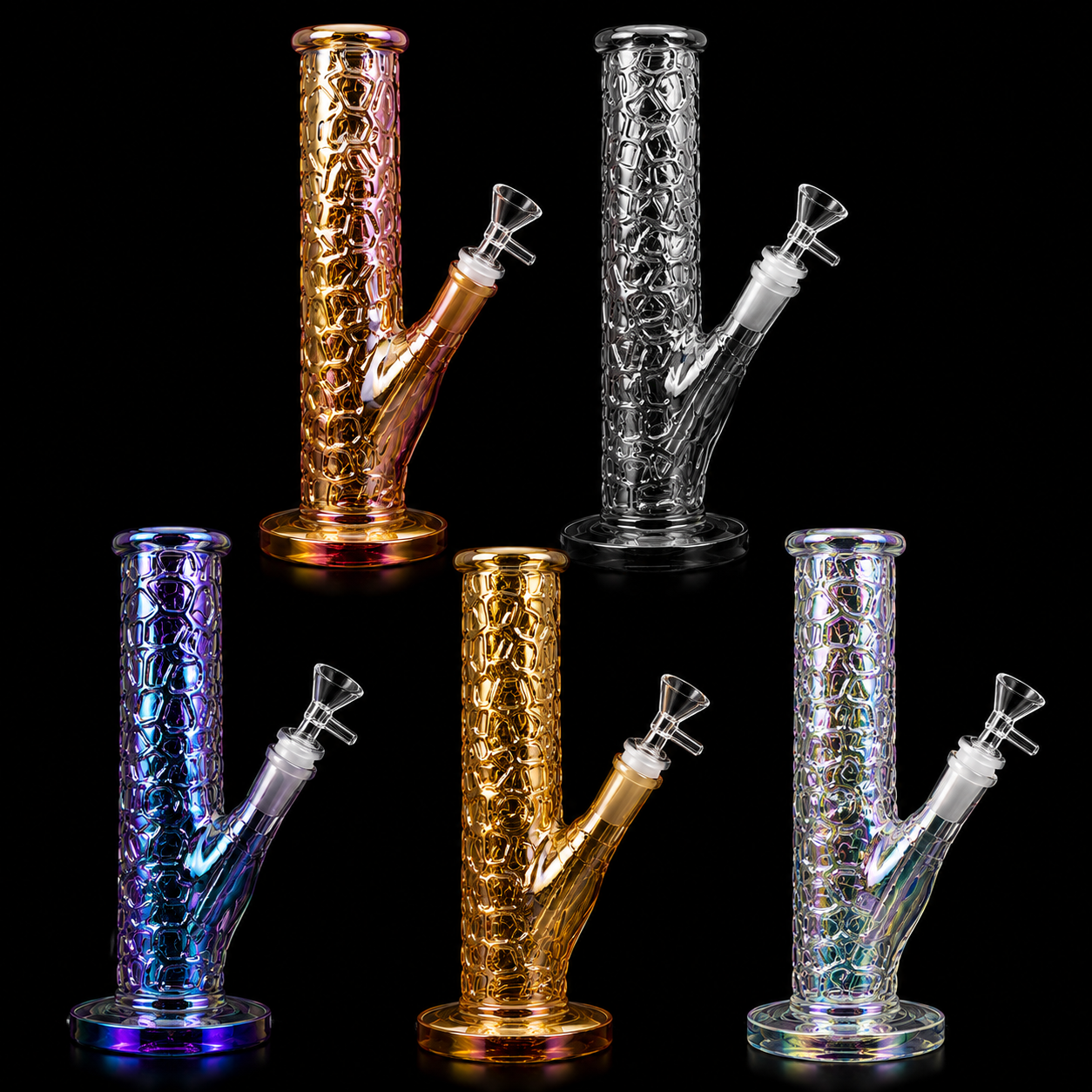 10 INCH COLOR CHALLENGING STRAIGHT TUBE BONG