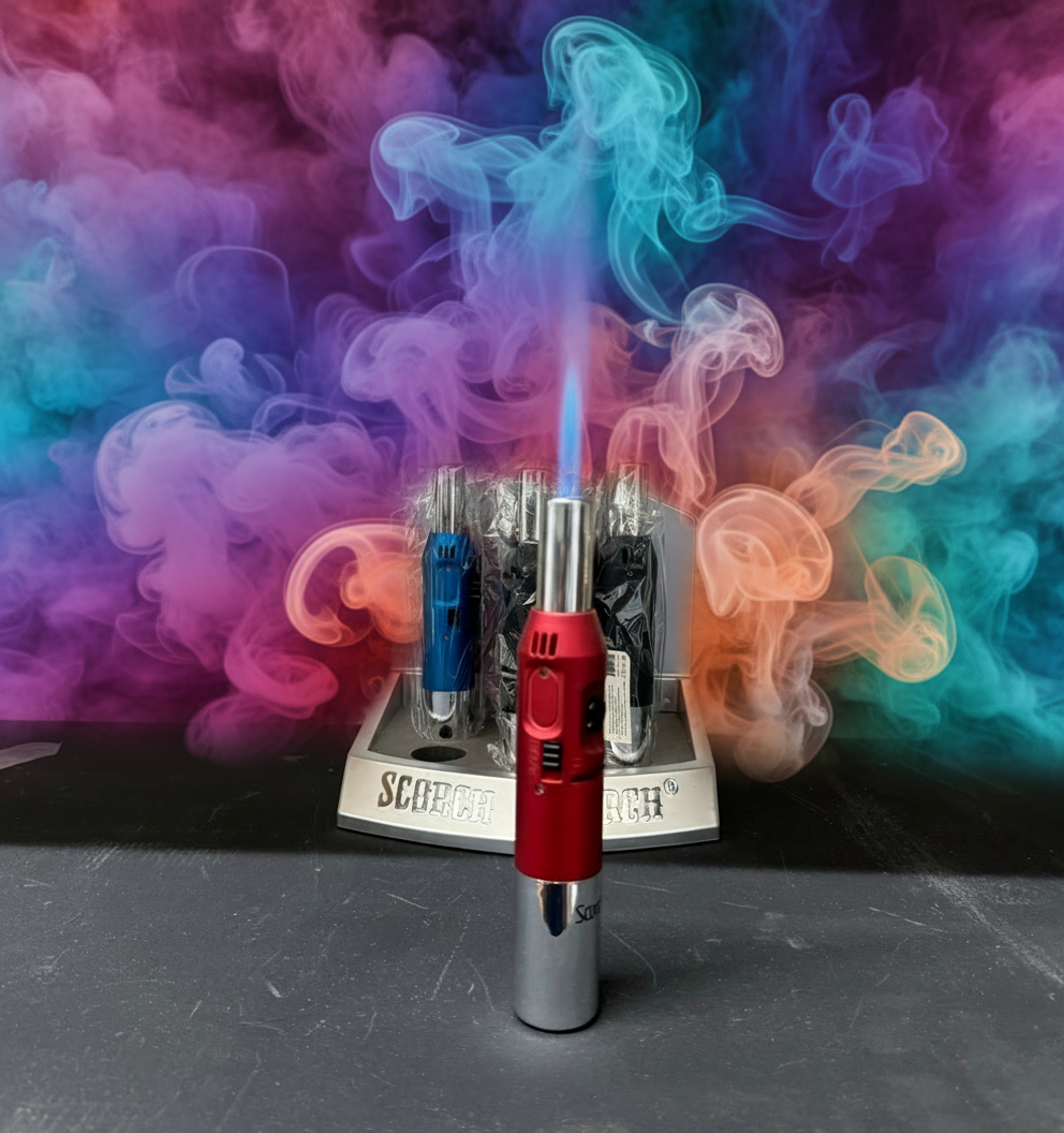 61549 Scorch Torch Lighter 9ct Wholesale - RK Quality Glass