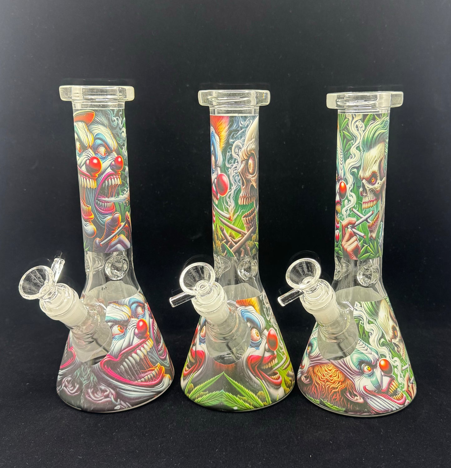 5017 RKQG 10” graphic Becker bong