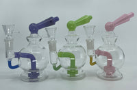 794 RKQG 6” slime bent dab rig