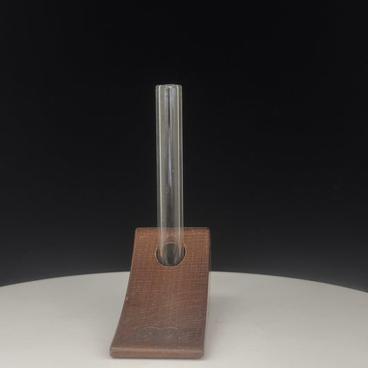 4” clear glass tube rod