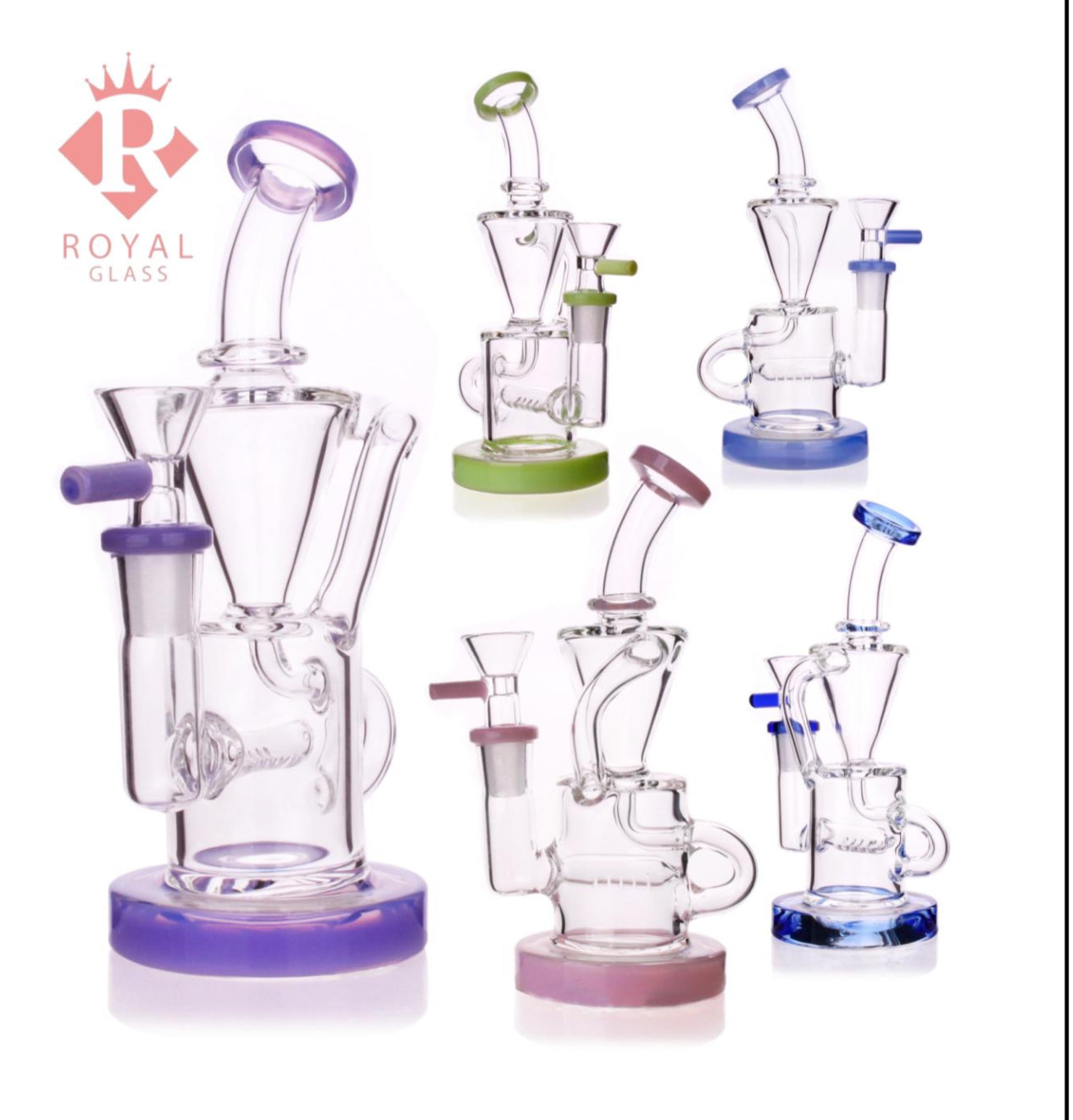 2093 RKQG 7.5” Recycling dab rig