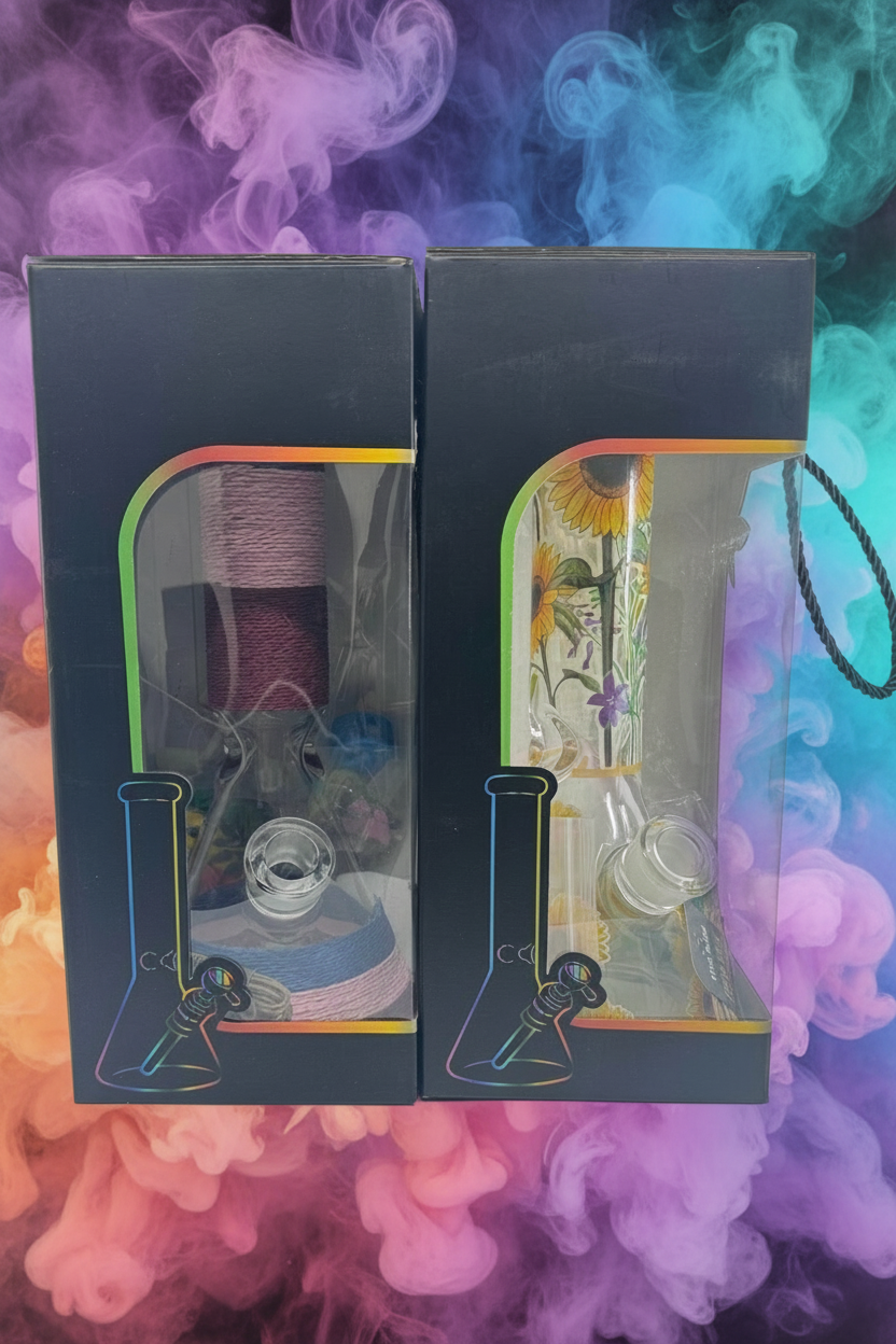 8 IN 1 Becker bong gift set 12” - WP247