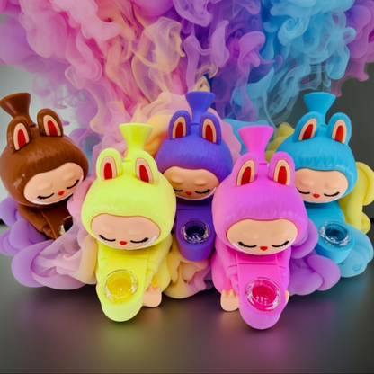 Labubu 6" Silicone Bong Wholesale - RK Quality Glass