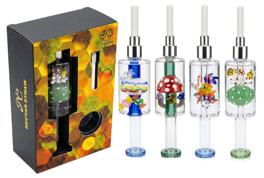 Nectar collector with liquid inside