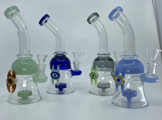 796 RKQG 8” bent dab rig