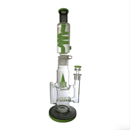 DETACHABLE FREEZE COIL SPRINKLER GRID PERC BONG 16.5" - WP184 - RK Quality Glass