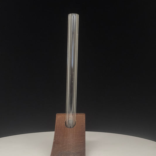 6” Clear Glass tube rod