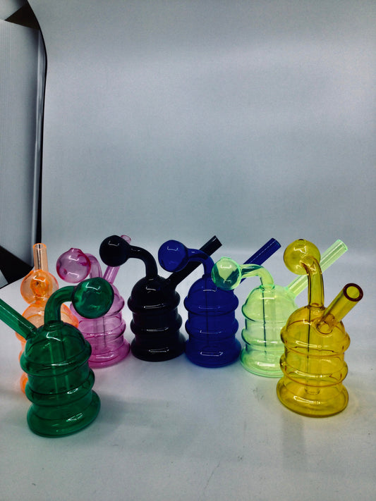 Small colored oil rig