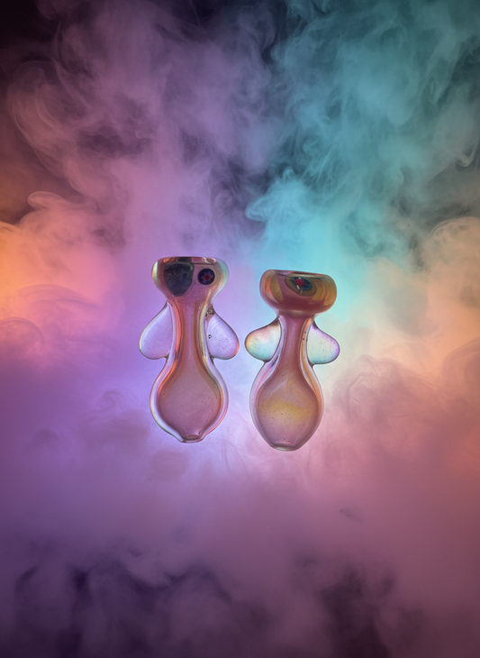 Gold Fume Slime Head Hand Pipe