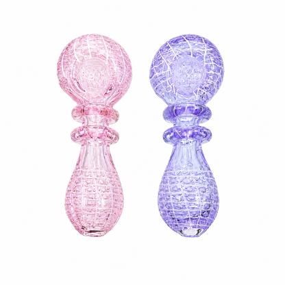 4 Inch Double Rim Bubble Dot Pipe Wholesale RK Quality Glass
