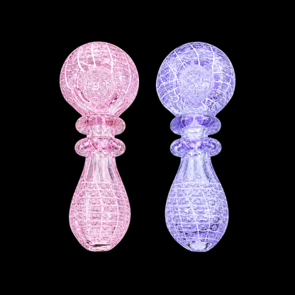 4 Inch Double Rim Bubble Dot Pipe Wholesale RK Quality Glass