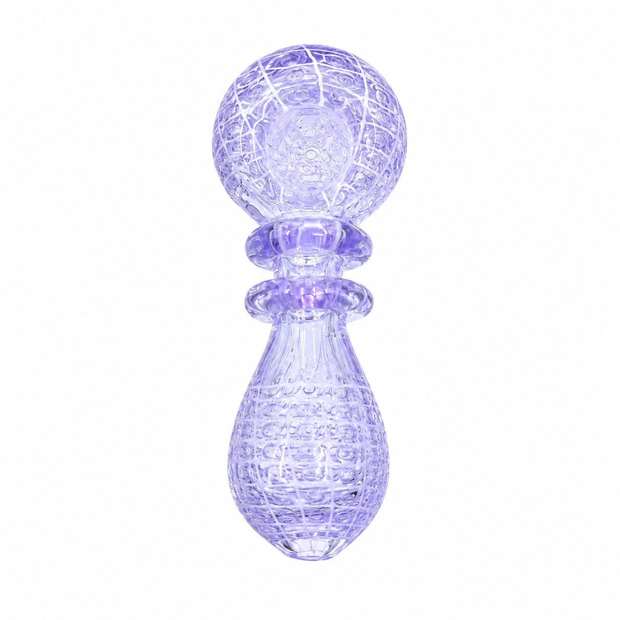 4 Inch Double Rim Bubble Dot Pipe Wholesale RK Quality Glass