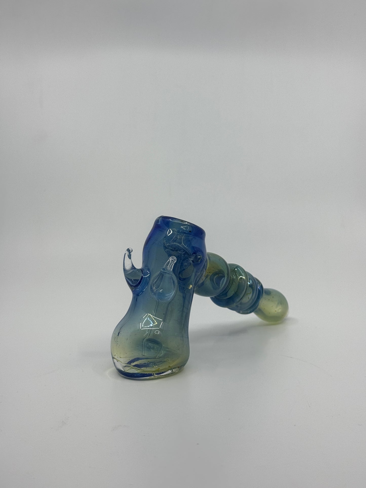 Double horn hammer bubbler