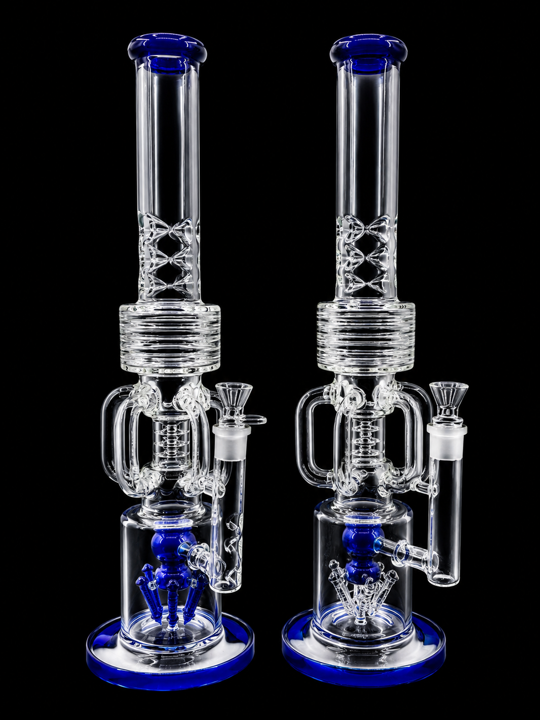 18 Inch multi showered recycle straight water pipe