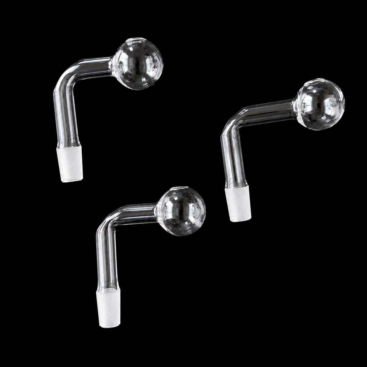 14MM 90 Degree Male Glass Oil Burner Attachment