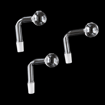 14MM 90 Degree Male Glass Oil Burner Attachment