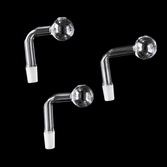 14MM 90 Degree Male Glass Oil Burner Attachment