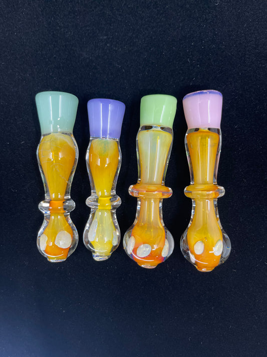 823 RKQG 4” gold fumed one hitter