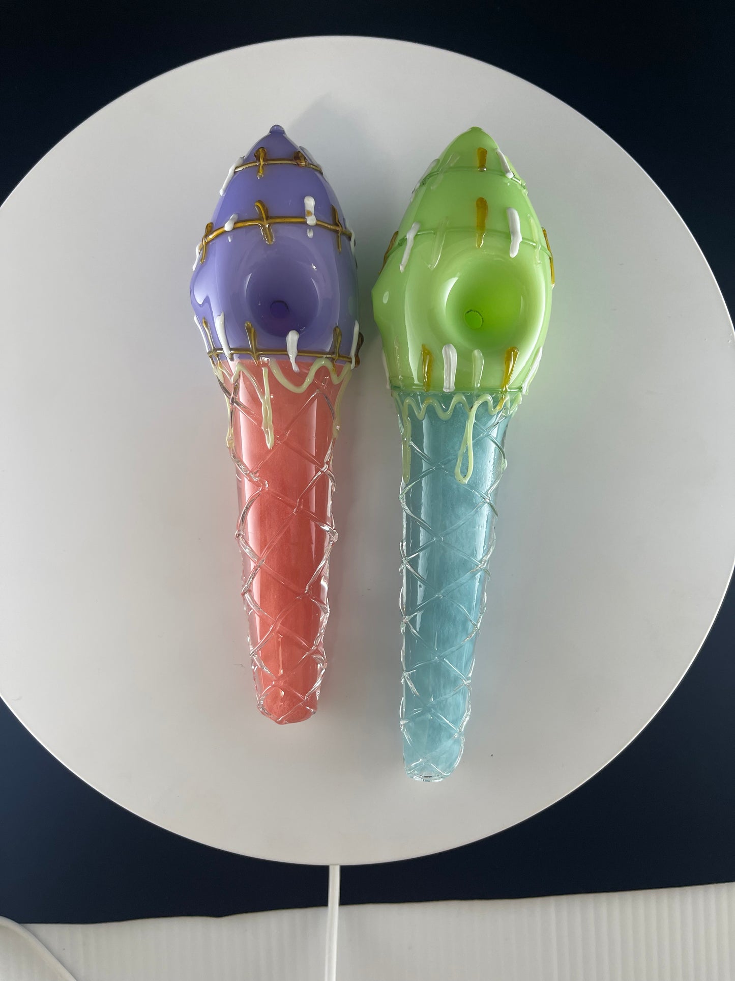 834 RKQG425 5” ice cream hand pipe