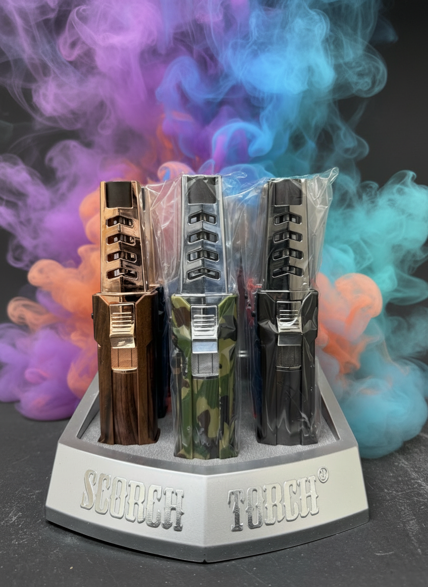 61640 Scorch Torch Lighter 9ct Wholesale - RK Quality Glass