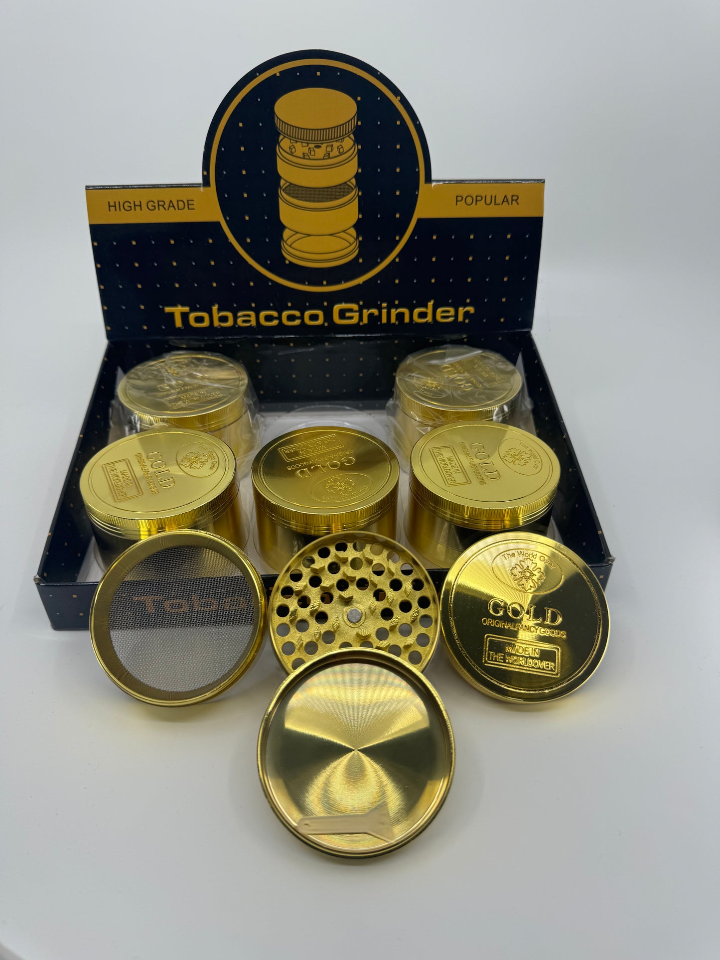 890 RKQG CGD860GT-4 gold Matel grinder