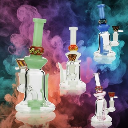 7” Shower Head Dab Rig Wholesale - RK Quality Glass