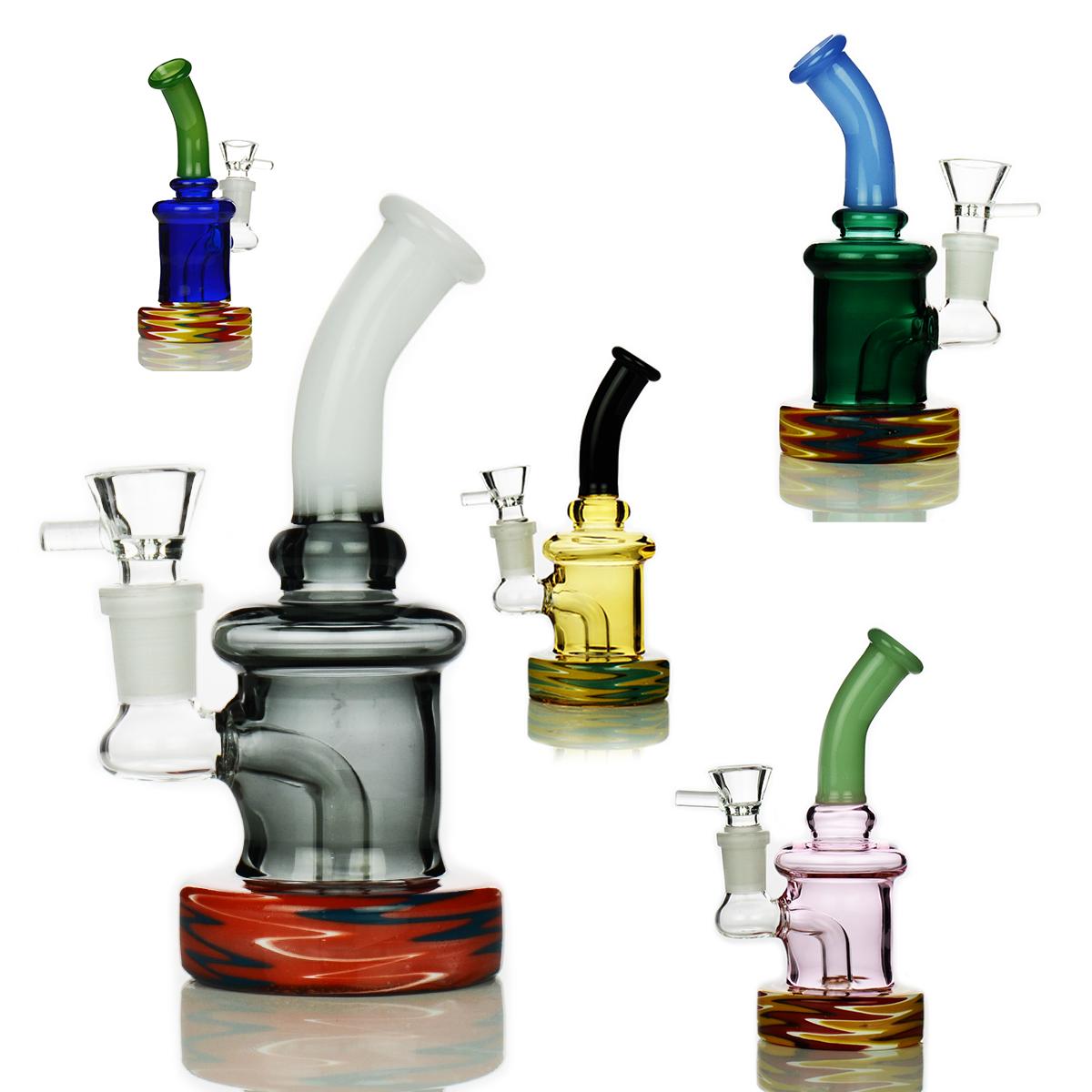 2005 RKQG12 6.5” color art bent dab rig